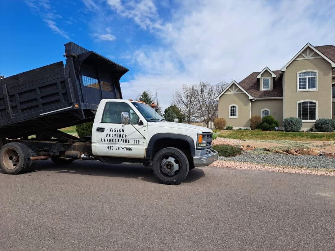 Company dump truck